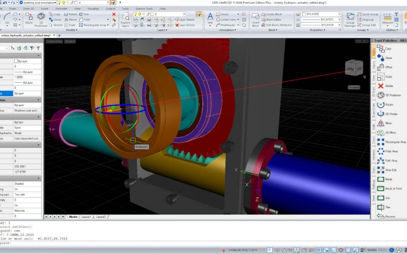 New CMS IntelliCAD 11.0 CAD Software