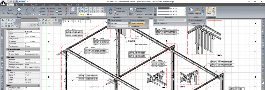 CMS IntelliCAD 8.2 Premium CAD Software Released